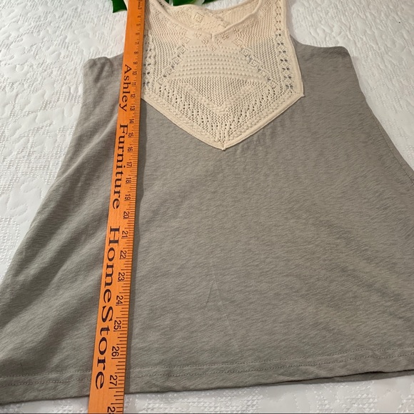 Missy Robertson Sleeveless Crochet Top Sz Medium - Picture 13 of 13